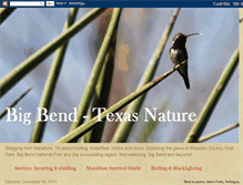 Tablet Screenshot of bigbendnature.com